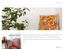 Tablet Screenshot of bazaarcollective.com